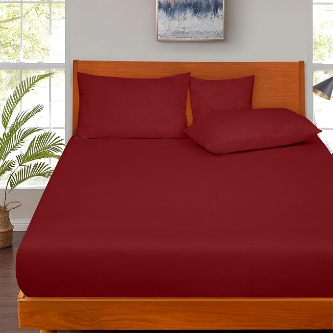 ROYALE LINENS 300 Thread Count 100% Long Staple Combed Cotton Fitted Sheet Twin - Image 8