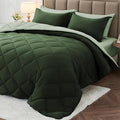 MUXHOMO 7 Pieces Full Comforter Set, Reversible Bed in a Bag Full Size by MUXHOMO