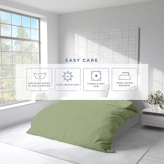 Kotton Culture 3 Pc California King Duvet Cover Set-100% Egyptian Cotton 600 - Image 6
