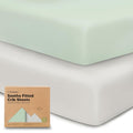 KeaBabies 2-Pack Organic Crib Sheets by KeaBabies