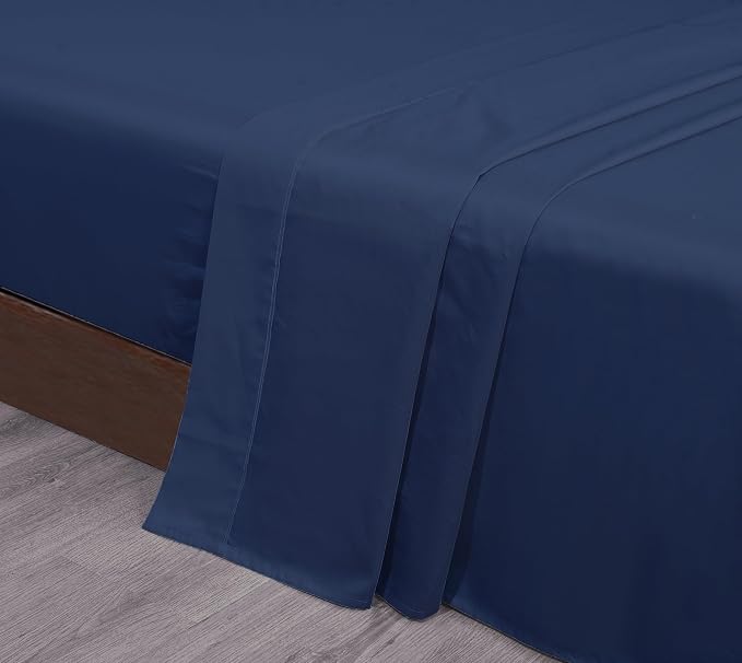 Flat Sheet Only 2 Pack, TwinXL Size 400 Thread Count 100% Egyptian Cotton Flat - Image 7