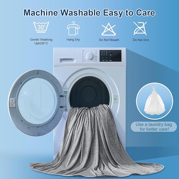 KMUSET Cooling Blanket Twin, Double Sided Summer Cooling Blankets - Image 7