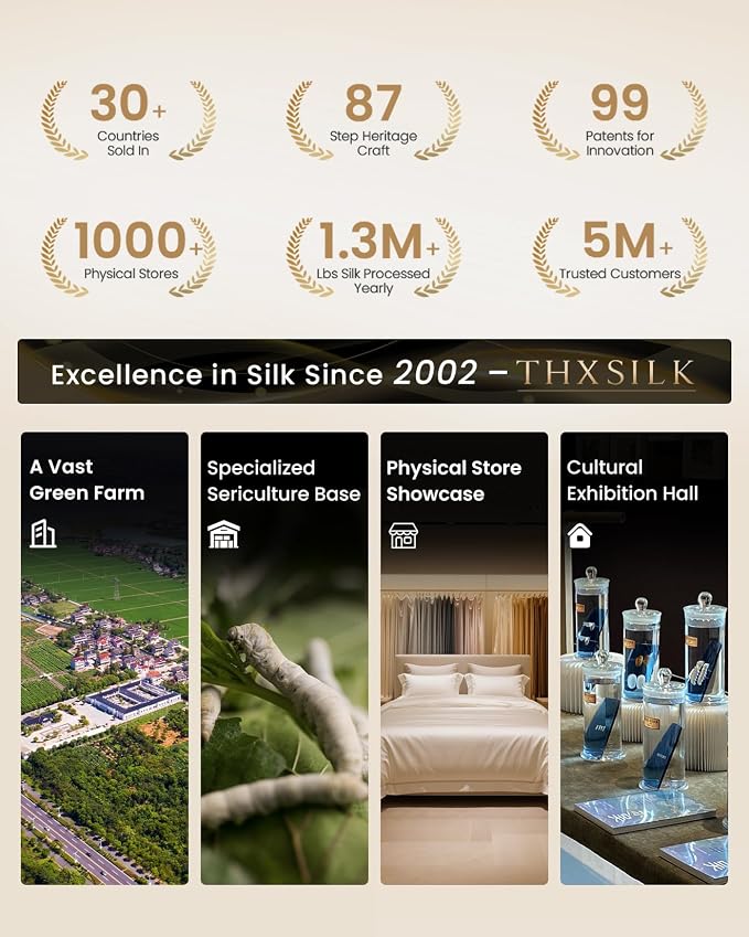 THXSILK Set of 2 Silk Pillowcase - Image 7