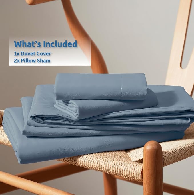 Nestl Stone Blue Duvet Cover Full Size - Image 9