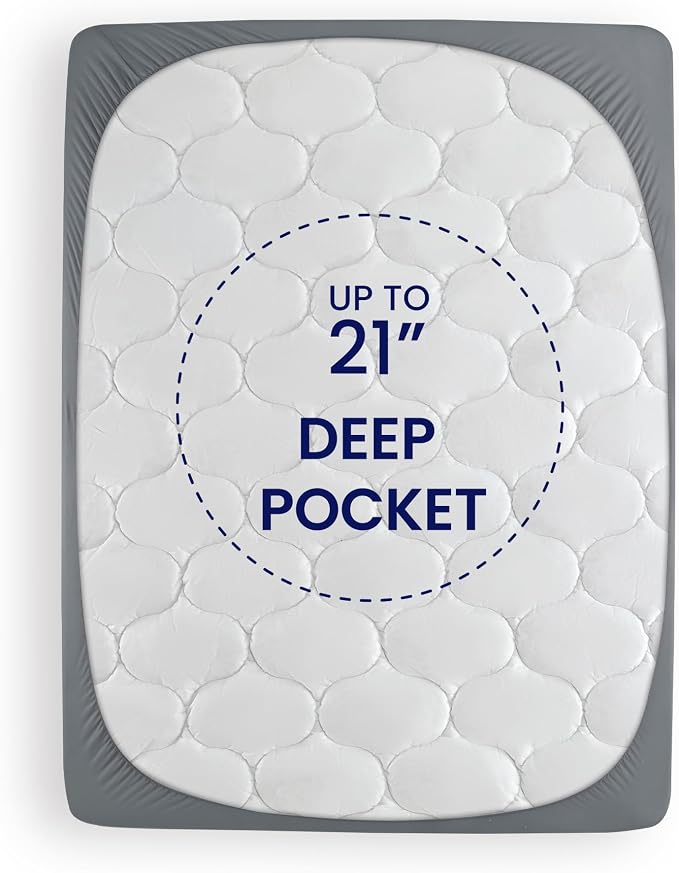 SLEEP ZONE Twin XL Mattress Pad - Image 5