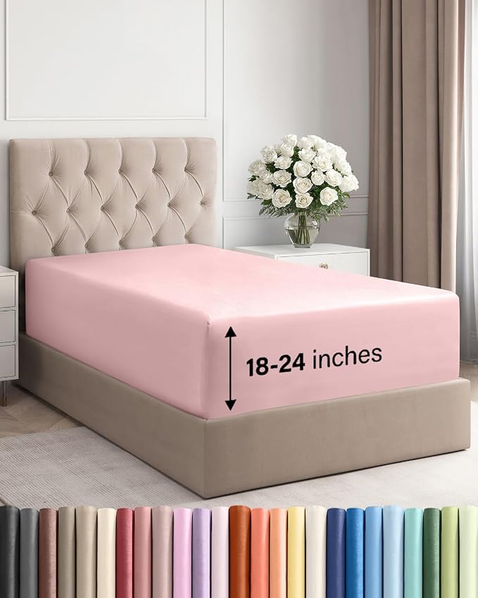 Extra Deep Twin Fitted Sheet by CGKUnlimited