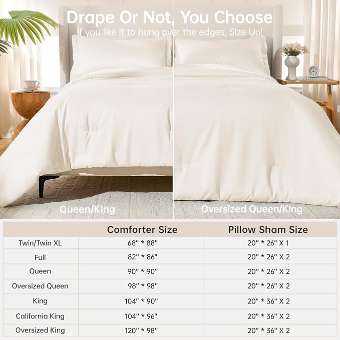 MUXHOMO California King Comforter Set, All Season Ultra Soft Down Alternative - Image 8
