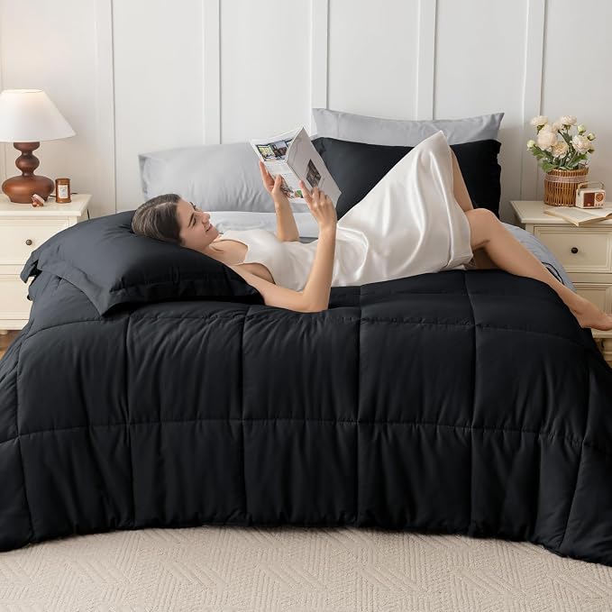 JOLLYVOGUE Queen Comforter Set, Ultra-Soft Bed in a Bag Queen Size 7 Pieces - Image 6