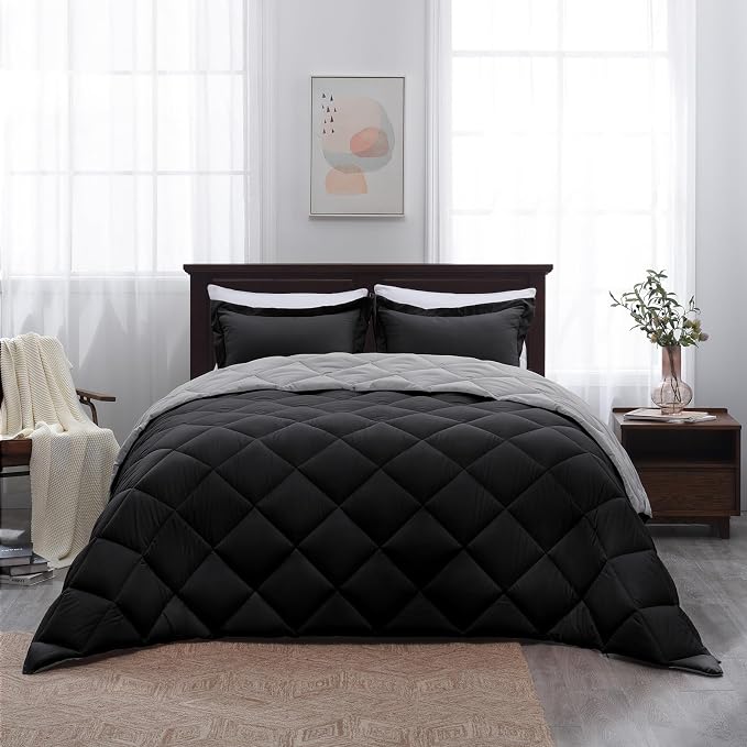 Basic Beyond California King Comforter Set, 1 Comforter 104"x96" and 2 Pillow - Image 8