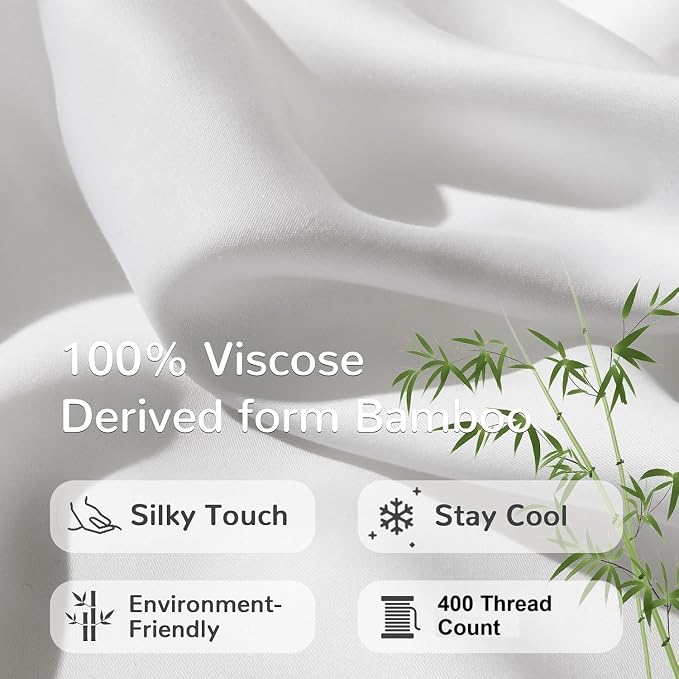 Kamas Oversized Bamboo Pillowcase Set of 2 | 100% Naturally Grown | Ultra Soft - Image 6