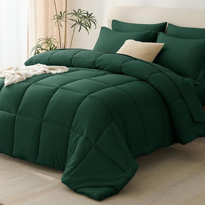 CozyLux Full Size Comforter Sets Emerald Green by CozyLux