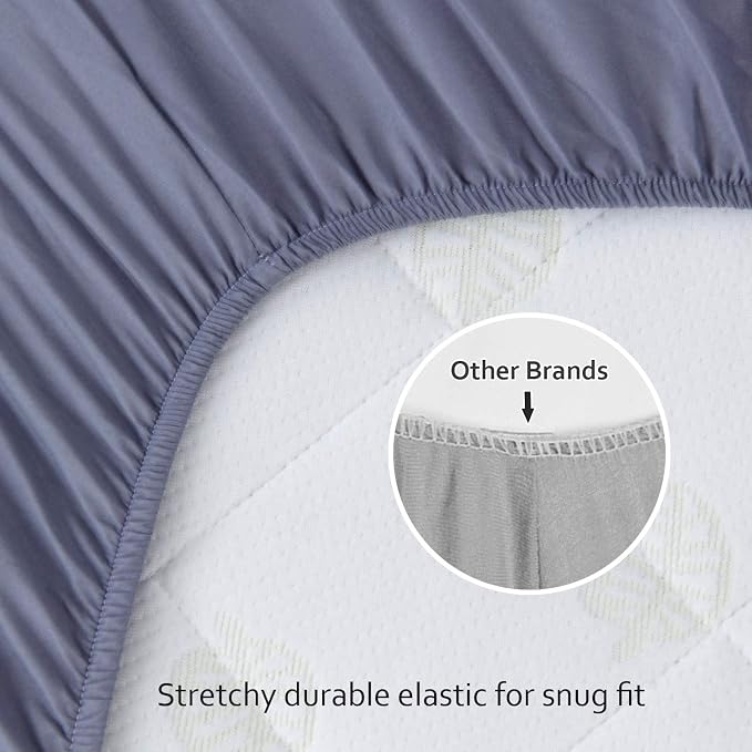 Biloban Pack and Play Sheets Fitted, 2 Pack Pack and Play Sheet Fits - Image 7