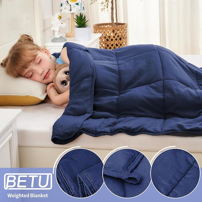 Weighted Blanket Kids 5lbs, Cooling Heavy Throw Blanket - Image 5