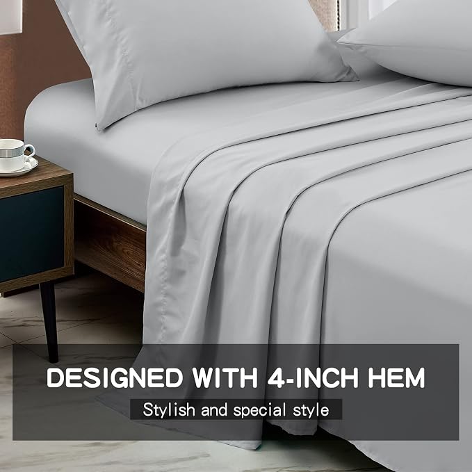 FreshCulture King Flat Sheets Only 2 Pack - Image 2