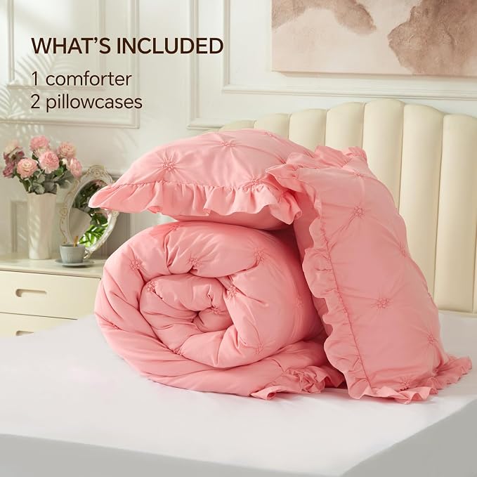 BEDELITE Pink Twin Comforter Set - Image 8
