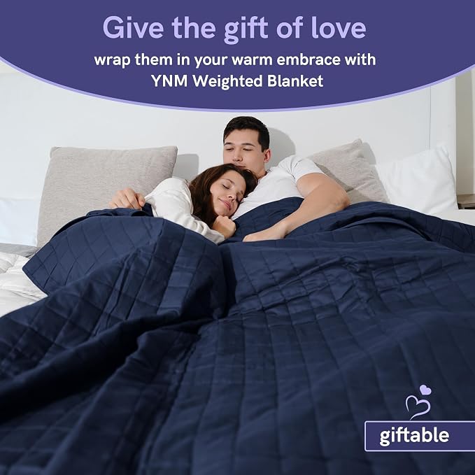 YnM Exclusive 40 lbs Weighted Blanket, Extra Heavy Cotton Bed Blanket - Image 7