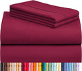 LuxClub 4 PC Queen Sheet Set, Breathable Luxury Bed Sheets, Deep Pockets 18" by LuxClub