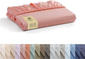 Linen Home 100% Long-Staple Cotton Percale Weave Fitted Sheet, Queen Size by LINENHOME