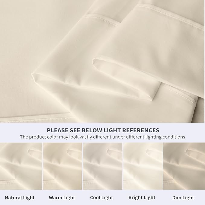Maple&Stone King Flat Sheet 6 Pack, Premium Soft & Breathable, Brushed - Image 4