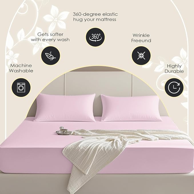 FreshCulture King Fitted Sheet Only – Premium Hotel-Quality Fitted Sheet - Image 4