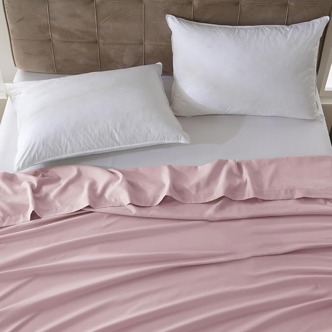 ZPECC Full Flat Sheet Only 1 Pack, Durable Pink Top Bed Sheets Hypoallergenic - Image 7