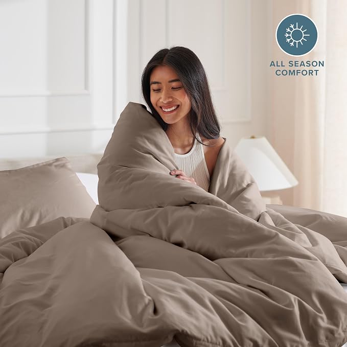 Bare Home Bedding Duvet Cover Oversized Queen - Image 3