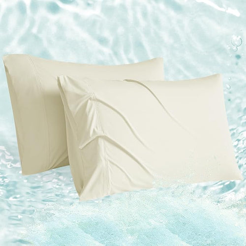 Accuratex Cooling Pillow Cases Queen Size Set of 2, Envelope Soft Breathable by ACCURATEX
