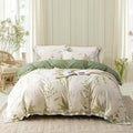 OAITE Duvet Cover Set Twin Size Floral Pattern 500 Thread Count Ultra Soft 100% by OAITE