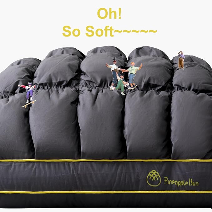 YOUR MOON Fluffy Support Bed Pillow King Size Set of 2, Luxury Hotel Quality - Image 3