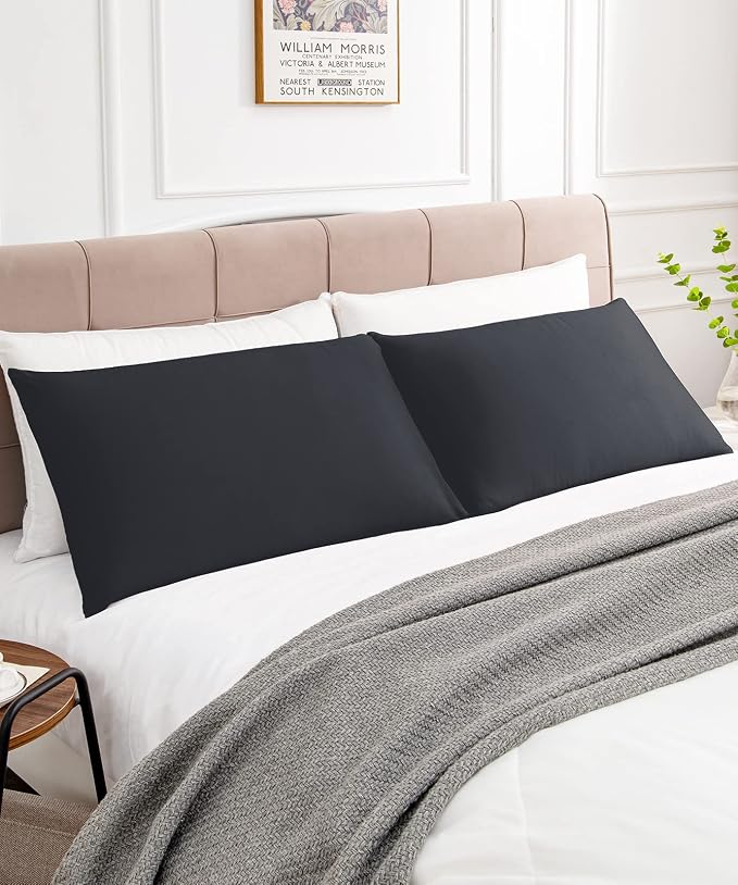 Warmstar Cotton Pillow Cases Queen Size Set of 2, 600 Thread Count Pillowcases - Image 2