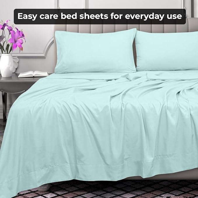 Royale Linens Queen Flat Sheet - Image 6