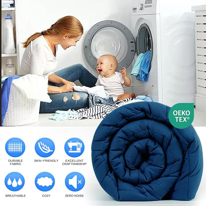 EASELAND Oversized King Down Alternative Comforter - Image 2