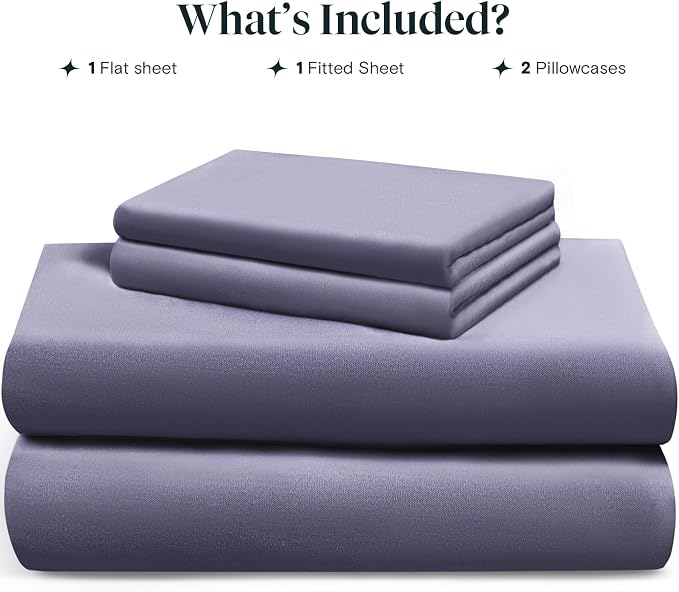 LuxClub King Size Sheets Set, 100% Rayon Derived from Bamboo Cooling Sheets - Image 2