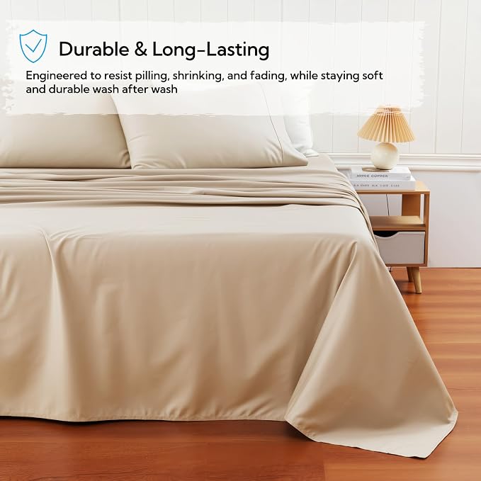 Cotton Flat Sheets Only, 600 TC 100% Cotton Flat Sheet Top Sheet Only, King - Image 5