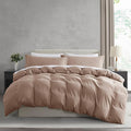 Nestl Khaki Duvet Cover Queen Size by Nestl