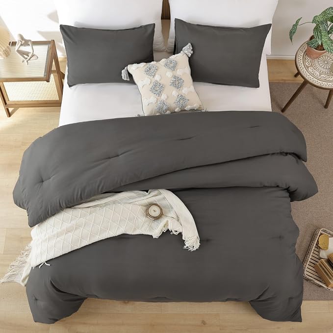 ROSGONIA Oversized King Comforter 128x120 - Image 5