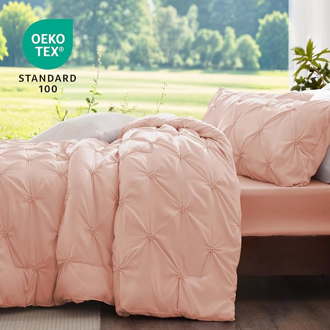 BEDELITE Dusty Pink King Size Comforter Set - Image 3