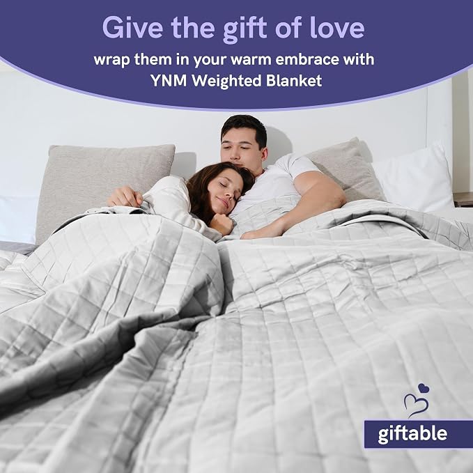 YnM Exclusive 50 lbs Weighted Blanket, Extra Heavy Cotton Bed Blanket - Image 7