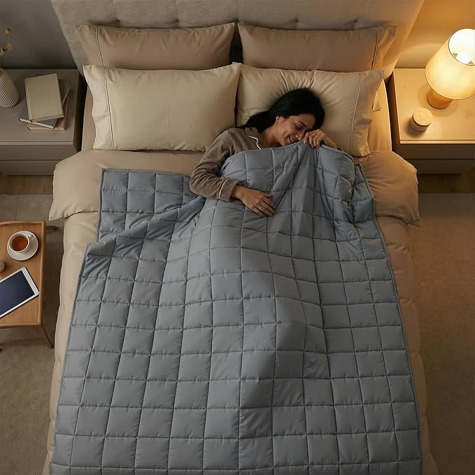 Smart Queen Weighted Blanket for Adults, Full Size 48x72, Soft Heavy Blanket - Image 6