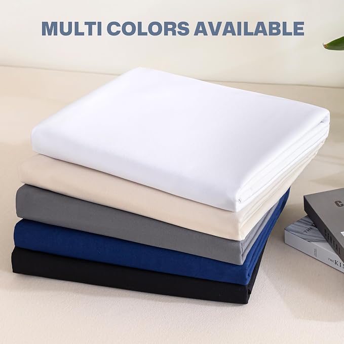 Lavisun Twin Flat Sheets Only 2 Pack, Hotel Quality Twin Flat Sheets Only - Image 7