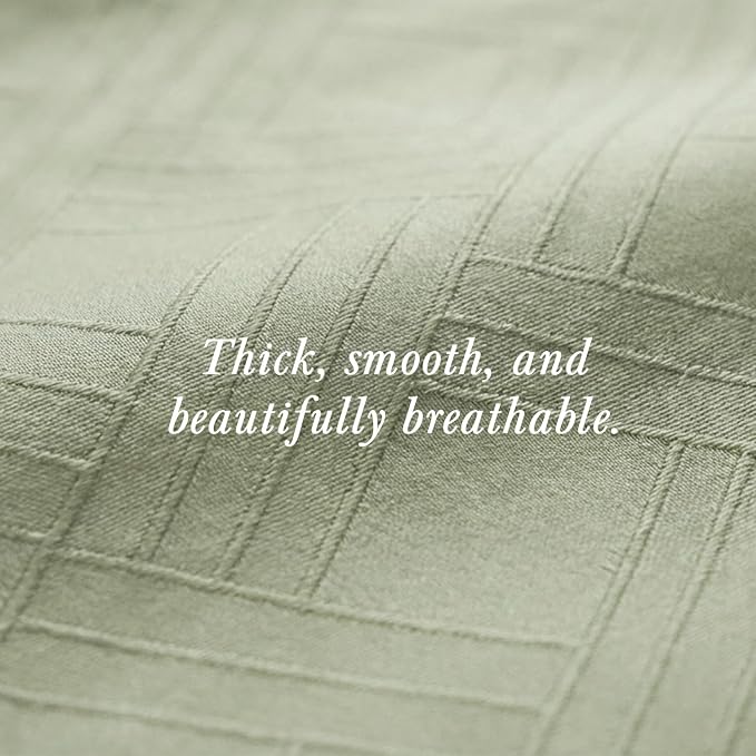 Threadmill Twin Sheets for Twin Mattress | 800 Thread Count Jacquard Celine - Image 7