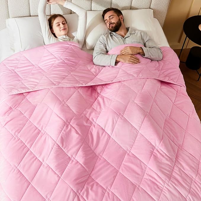 L'AGRATY Queen Size Weighted Blanket by LAGRATY