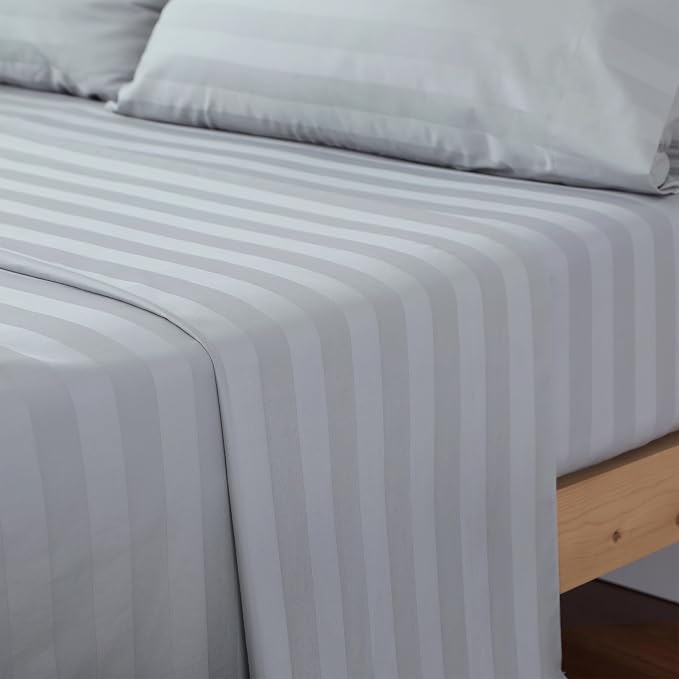 Cotton Twin Flat Sheet Only, 600 Thread Count 100% Egyptian Cotton Top Sheet - Image 7
