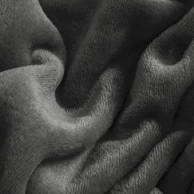 BEDELITE Flannel Sheets Twin Size Dark Gray - Image 5
