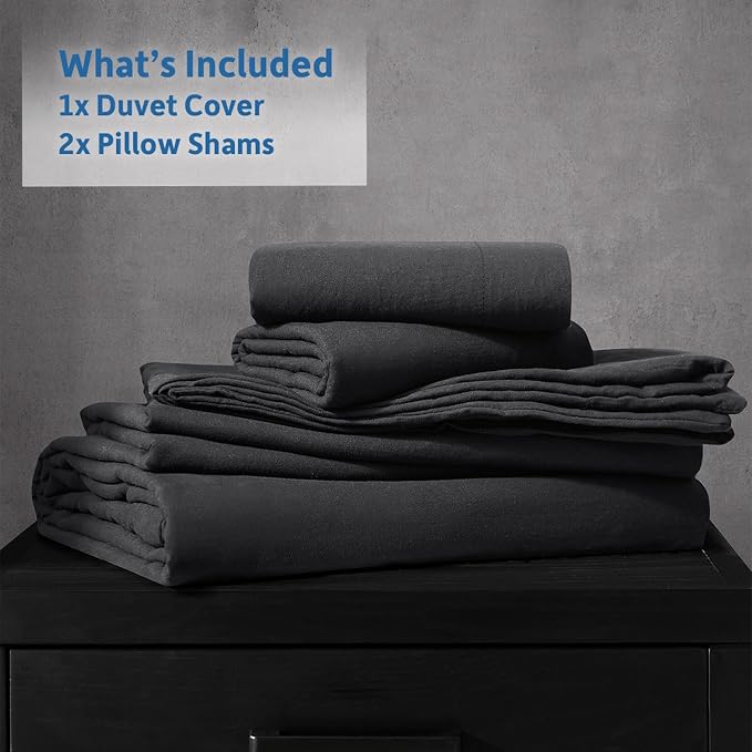 Nestl Black Duvet Cover King Size - Image 9