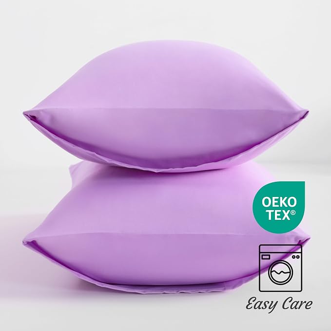 NTBAY King Pillow Cases Set of 2, 2 Pack Brushed Microfiber 20x40 Pillow Cases - Image 3
