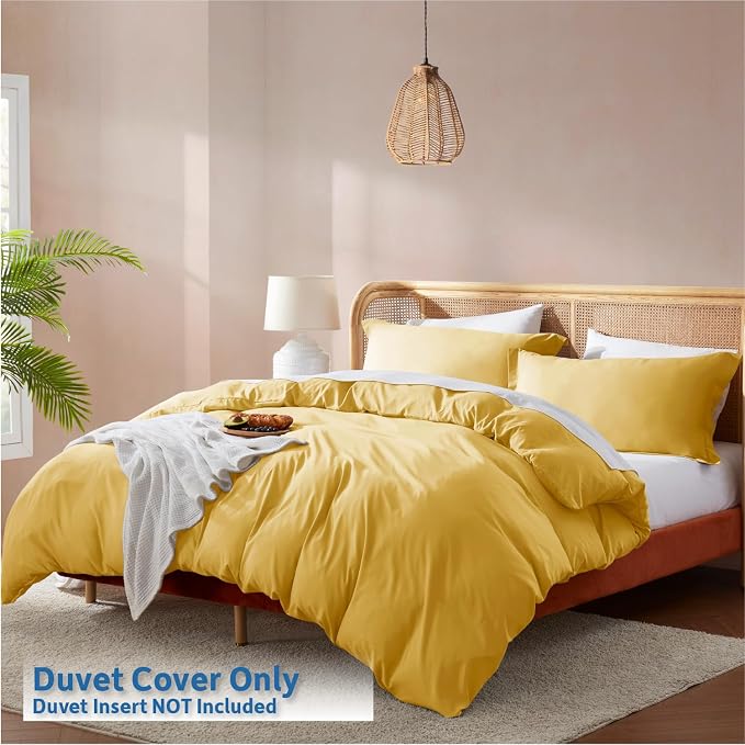 Nestl Yellow Duvet Cover King Size - Image 2