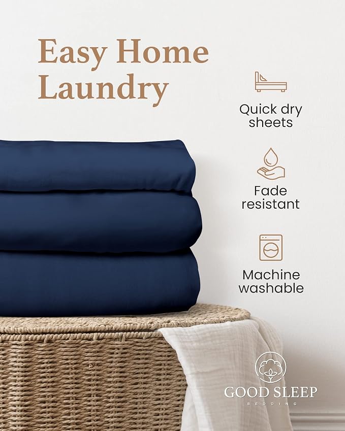 Good Sleep Bedding Queen Size Egyptian Cotton Sheets - Image 5
