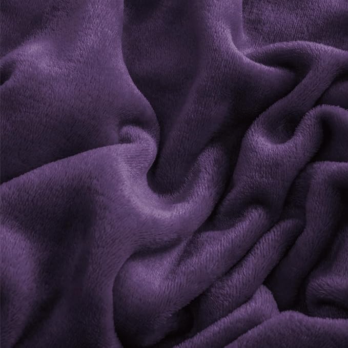 BEDELITE Flannel Sheets Queen Size Purple - Image 5
