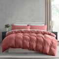 Nestl Pink Clay Duvet Cover King Size by Nestl